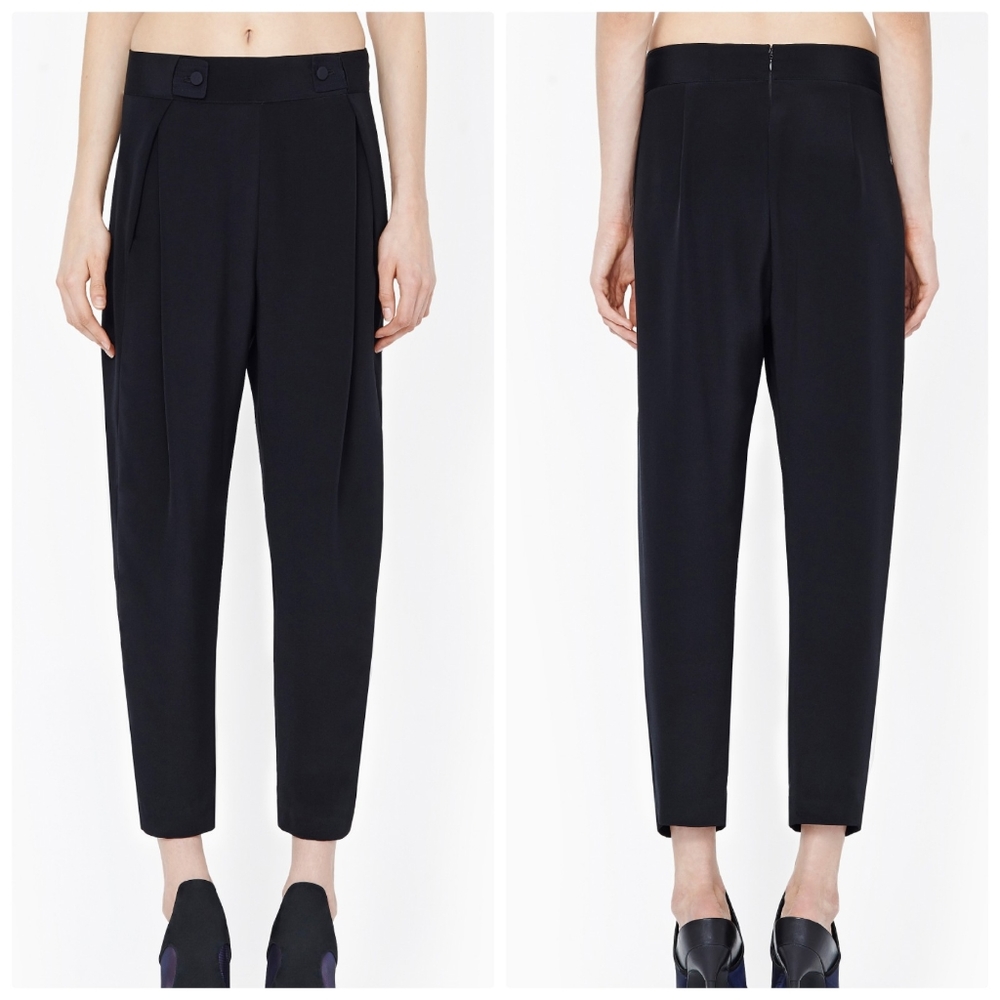 3.1 Phillip Lim waist tab extension silk pants